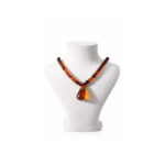 Kehribar Damla Kolye