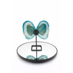 Mavi Akik Dilim Doğal Taş Dekor