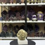 Birinci Sınıf Masif Pirit Küre Obje - Minimalist Mimaride Altın Parıltılı Doğal Kristal