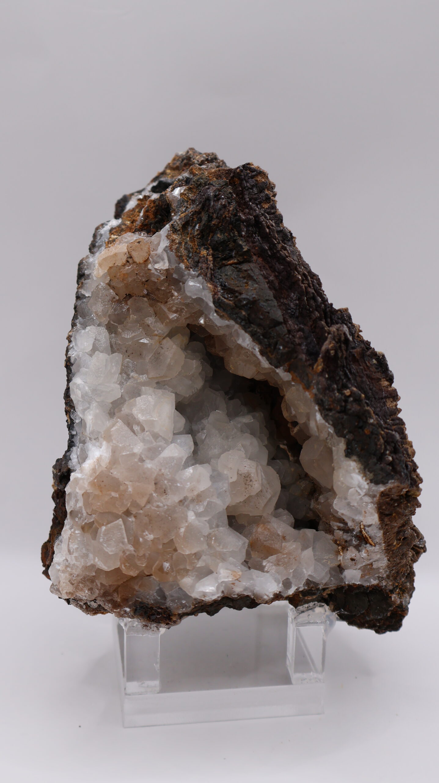 bakır kalsedon druzy Bakırlaşmış Kalsedon Druzy Kütle - Şeffaf Kaideli Dekoratif Doğal Taş - Görsel 1