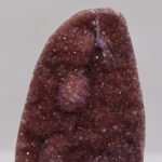 Koleksiyonluk Uruguay Pink Ametist Druzy Kütle - Beyaz Kaideli Dekoratif Doğal Taş
